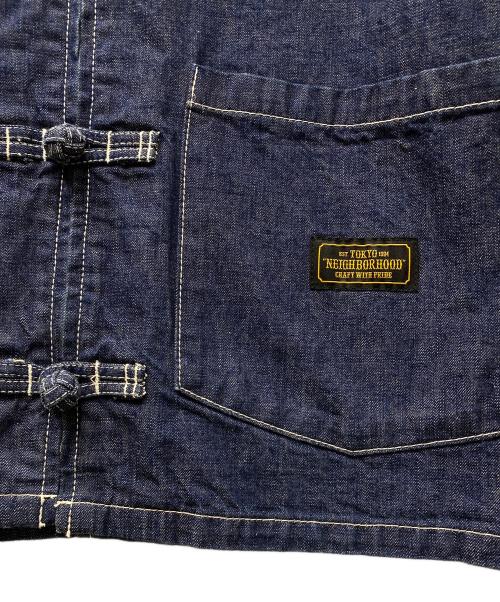 NEIGHBORHOOD（ネイバーフッド）NEIGHBORHOOD (ネイバーフッド) デニムチャイナジャケット インディゴ サイズ:SIZE Sの古着・服飾アイテム