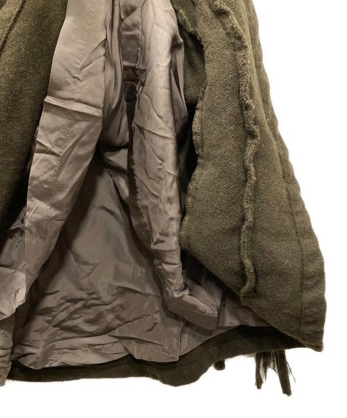 tricot COMME des GARCONS（トリココムデギャルソン）tricot COMME des GARCONS (トリココムデギャルソン) ウールフリルスカート オリーブ サイズ:Mの古着・服飾アイテム