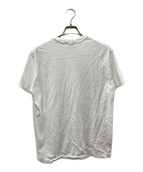 YOHJI YAMAMOTO（ヨウジヤマモト）YOHJI YAMAMOTO (ヨウジヤマモト) ロゴプリントTシャツ ホワイト サイズ:3の古着・服飾アイテム