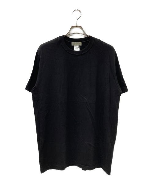 YOHJI YAMAMOTO（ヨウジヤマモト）YOHJI YAMAMOTO (ヨウジヤマモト) バックロゴプリントTシャツ ブラック サイズ:3の古着・服飾アイテム