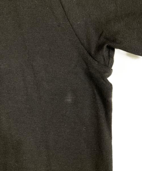 YOHJI YAMAMOTO（ヨウジヤマモト）YOHJI YAMAMOTO (ヨウジヤマモト) バックロゴプリントTシャツ ブラック サイズ:3の古着・服飾アイテム