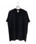 YOHJI YAMAMOTO（ヨウジヤマモト）の古着「バックロゴプリントTシャツ」｜ブラック
