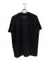 YOHJI YAMAMOTO (ヨウジヤマモト) バックロゴプリントTシャツ ブラック サイズ:3：8000円