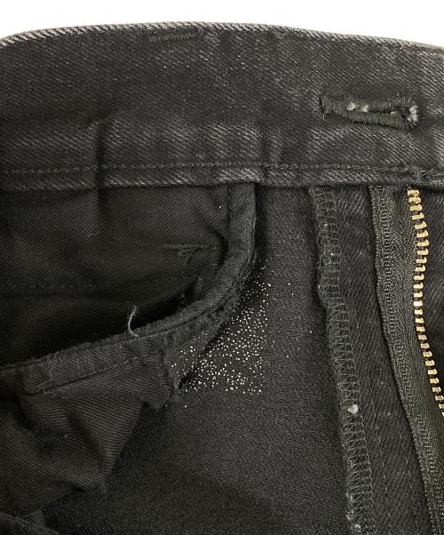 UNDERCOVERISM（アンダーカバーイズム）UNDERCOVERISM (アンダーカバーイズム) ウエストチャックデザインストレッチデニムパンツ ブラック サイズ:SIZE 3の古着・服飾アイテム