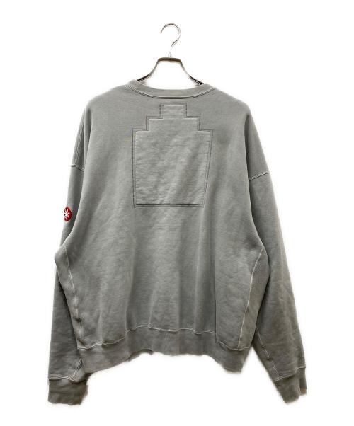 C.E（シーイー）C.E (シーイー キャブエンプト) OVERDYE ALL Mod Coms CREW NECK ブルー サイズ:SIZE XLの古着・服飾アイテム