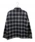FTC (エフティーシー) QUILTED LINED PLAID NEL SHIRT チェックネルシャツ グレー×ブラック サイズ:SIZE L：12000円