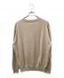 UNUSED (アンユーズド) 12G KNIT PULLOVER  コットンニット ベージュ サイズ:4：5000円