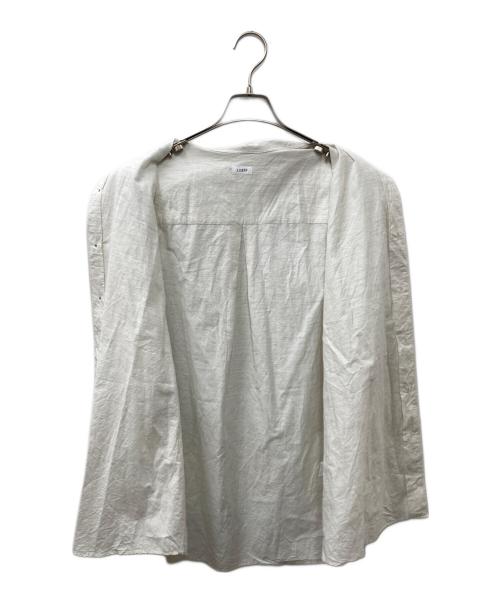LOEFF（ロエフ）LOEFF (ロエフ) コットンシルク ブロード レギュラーカラーシャツ ホワイト サイズ:2の古着・服飾アイテム