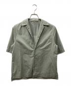 AURALEEオーラリー）の古着「WASHED FINX HERRINGBONE S／S」｜グリーン