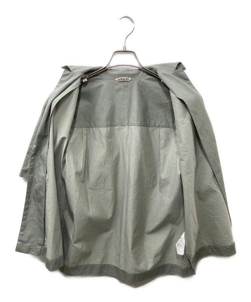 AURALEE（オーラリー）AURALEE (オーラリー) WASHED FINX HERRINGBONE S／S グリーン サイズ:1の古着・服飾アイテム