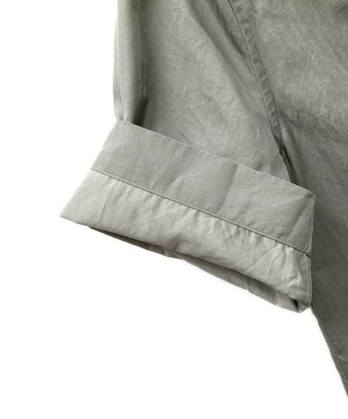 AURALEE（オーラリー）AURALEE (オーラリー) WASHED FINX HERRINGBONE S／S グリーン サイズ:1の古着・服飾アイテム