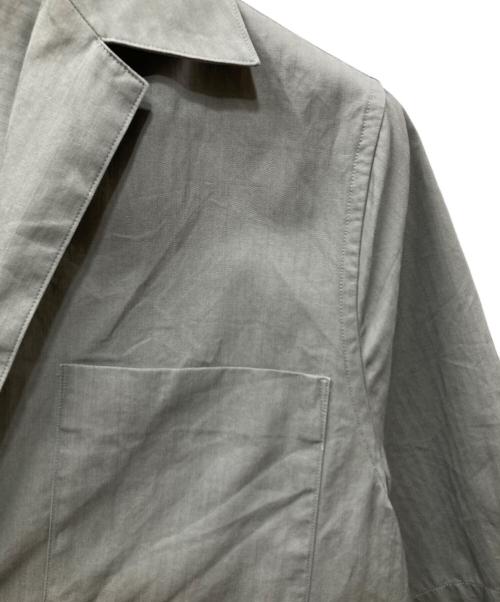 AURALEE（オーラリー）AURALEE (オーラリー) WASHED FINX HERRINGBONE S／S グリーン サイズ:1の古着・服飾アイテム