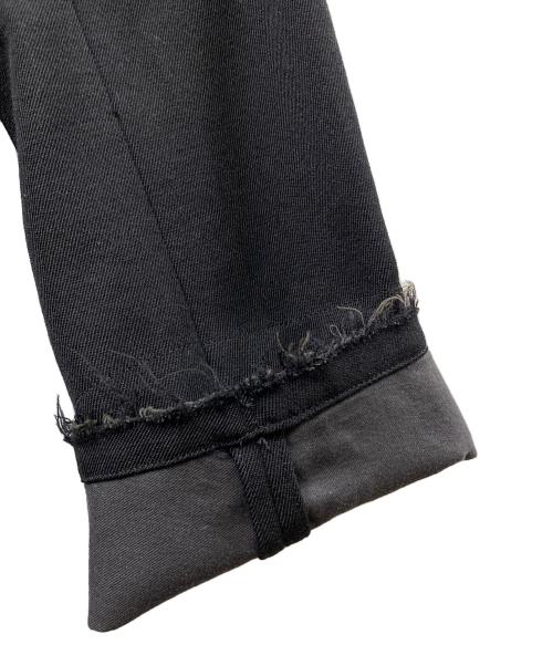 COMME des GARCONS HOMME PLUS（コムデギャルソンオムプリュス）COMME des GARCONS HOMME PLUS (コムデギャルソンオムプリュス) 縮絨 ダブルデザインジャケット ブラック サイズ:Mの古着・服飾アイテム