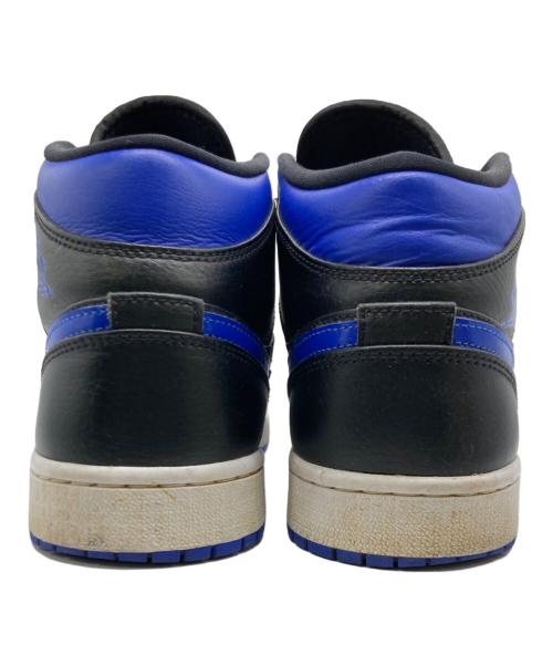 NIKE（ナイキ）NIKE (ナイキ) AIR JORDAN 1 MID ブルー×ブラック サイズ:27.0の古着・服飾アイテム