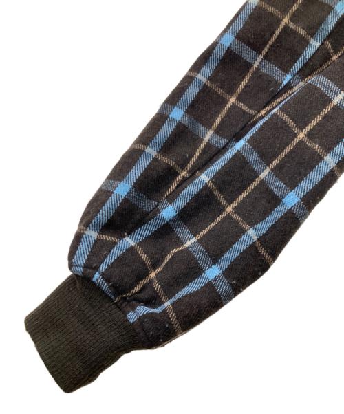 have a good time（ハブアグッドタイム）have a good time (ハブアグッドタイム) グッドボーイロゴチェックMA-1ジャケット ブラウン サイズ:Ｍの古着・服飾アイテム