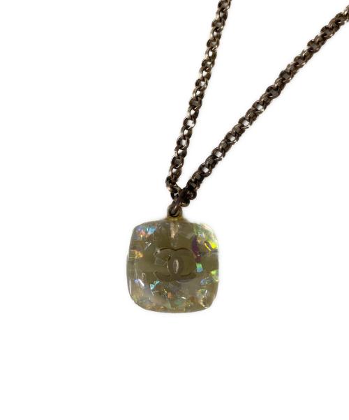 CHANEL（シャネル）CHANEL (シャネル) ロゴモチーフラメレジンネックレス サイズ:OneSizeの古着・服飾アイテム