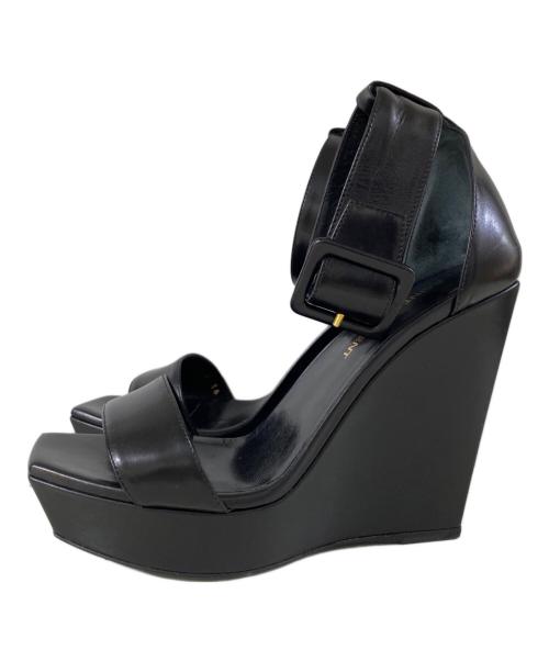 Saint Laurent Paris（サンローランパリ）Saint Laurent Paris (サンローランパリ) ハイヒールサンダル ブラック サイズ:36の古着・服飾アイテム