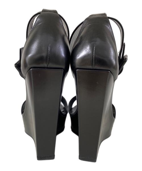 Saint Laurent Paris（サンローランパリ）Saint Laurent Paris (サンローランパリ) ハイヒールサンダル ブラック サイズ:36の古着・服飾アイテム