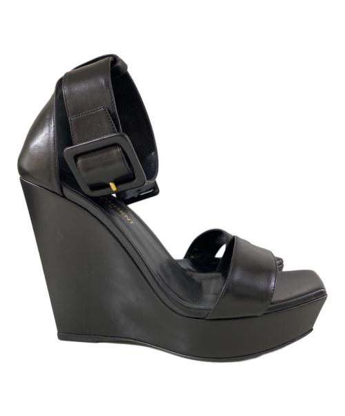 Saint Laurent Paris（サンローランパリ）Saint Laurent Paris (サンローランパリ) ハイヒールサンダル ブラック サイズ:36の古着・服飾アイテム