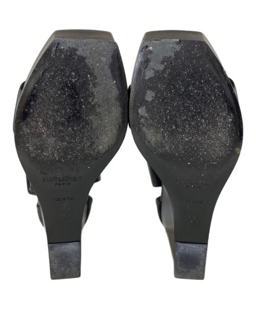 Saint Laurent Paris（サンローランパリ）Saint Laurent Paris (サンローランパリ) ハイヒールサンダル ブラック サイズ:36の古着・服飾アイテム
