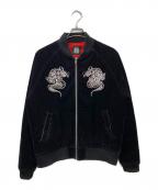 BlackEyePatchブラックアイパッチ）の古着「ドラゴンベロアジャケット」｜ブラック