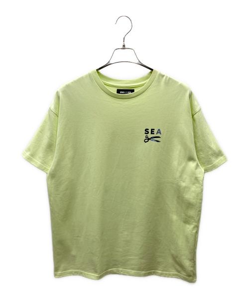 WIND AND SEA（ウィンダンシー）WIND AND SEA (ウィンダンシー) Denham (デンハム) コラボTee イエロー サイズ:Lの古着・服飾アイテム
