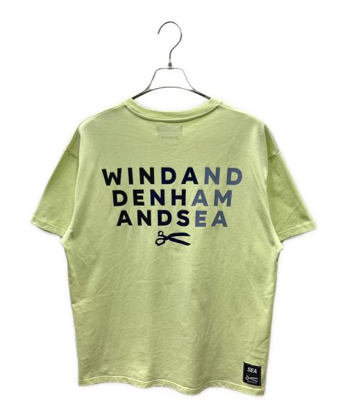 WIND AND SEA（ウィンダンシー）WIND AND SEA (ウィンダンシー) Denham (デンハム) コラボTee イエロー サイズ:Lの古着・服飾アイテム