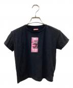 BlackEyePatchブラックアイパッチ）の古着「HWC LABEL BABY TEE」｜ブラック×ピンク