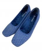 VIVAIAビバイア）の古着「アーモンドトゥ ヒールパンプス」｜ブルー