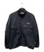 COOTIE PRODUCTIONSクーティープロダクツ）の古着「Poyester Twill Track Jacket」｜ブラック