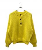 AMBERGLEAMアンバーグリーム）の古着「Warm Henry Sweater」｜イエロー