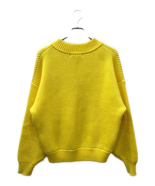 AMBERGLEAM（アンバーグリーム）AMBERGLEAM (アンバーグリーム) Warm Henry Sweater イエロー サイズ:SIZE Lの古着・服飾アイテム