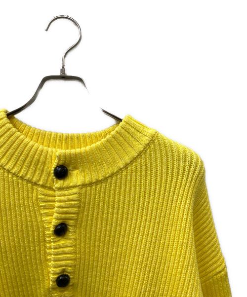 AMBERGLEAM（アンバーグリーム）AMBERGLEAM (アンバーグリーム) Warm Henry Sweater イエロー サイズ:SIZE Lの古着・服飾アイテム
