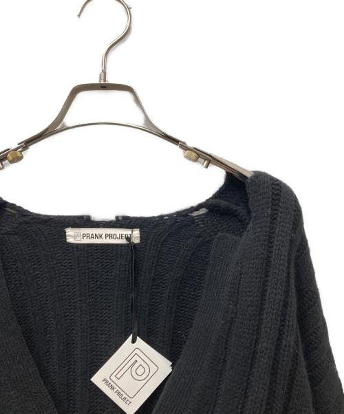 PRANK PROJECT（プランクプロジェクト）PRANK PROJECT (プランクプロジェクト) Plunge Neck Knit/ﾈｯｸﾆｯﾄ ブラック サイズ:FREEの古着・服飾アイテム