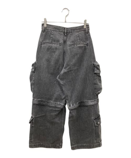 MAISON SPECIAL（メゾンスペシャル）MAISON SPECIAL (メゾンスペシャル) Low Waist Cargo Denim Pants カーゴパンツ ブラック サイズ:38の古着・服飾アイテム