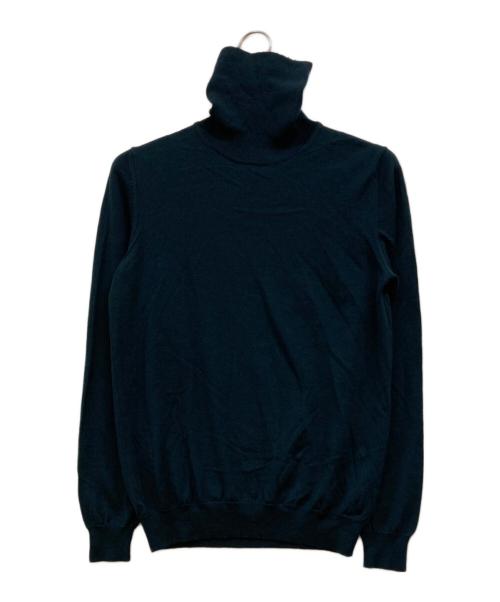 Zanone（ザノーネ）Zanone (ザノーネ) ウールタートルネックニット グリーン サイズ:48の古着・服飾アイテム