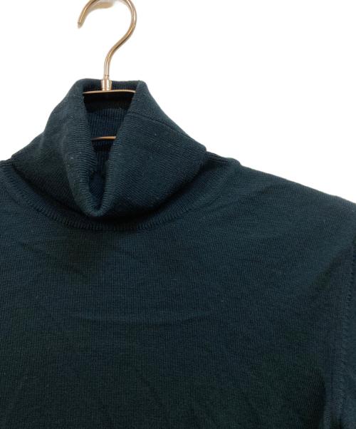 Zanone（ザノーネ）Zanone (ザノーネ) ウールタートルネックニット グリーン サイズ:48の古着・服飾アイテム