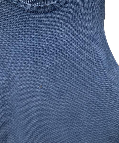 Eddie Bauer（エディーバウアー）Eddie Bauer (エディーバウアー) 90s コットンニット ネイビー サイズ:SIZE Mの古着・服飾アイテム