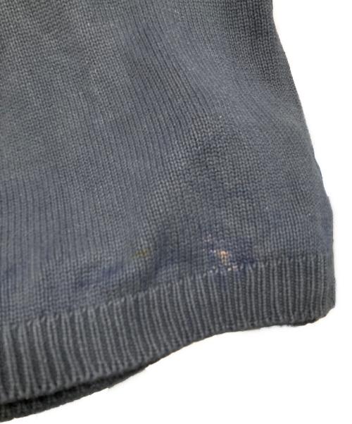 Eddie Bauer（エディーバウアー）Eddie Bauer (エディーバウアー) 90s コットンニット ネイビー サイズ:SIZE Mの古着・服飾アイテム