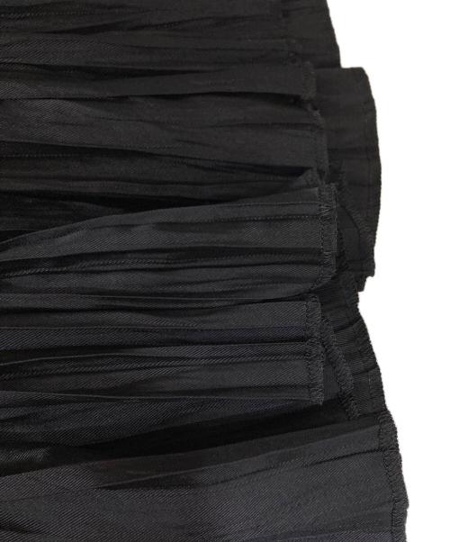 CITYSHOP（シティショップ）CITYSHOP (シティショップ) PLEATED COLLAR SHIRT ブラック サイズ:SIZE Freeの古着・服飾アイテム