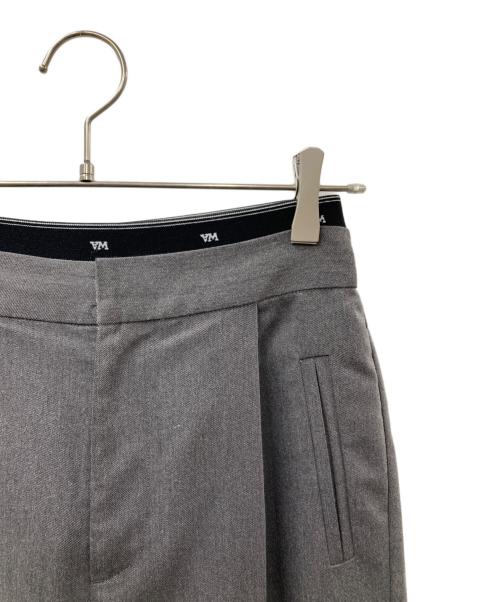 Ameri（アメリ）AMERI (アメリ) LOGO TAPE TRUNKS LAYERED PANTS グレー サイズ:Mの古着・服飾アイテム