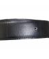 中古・古着 HERMES (エルメス) Hレザーベルト ブラック×レッド サイズ:70：52000円