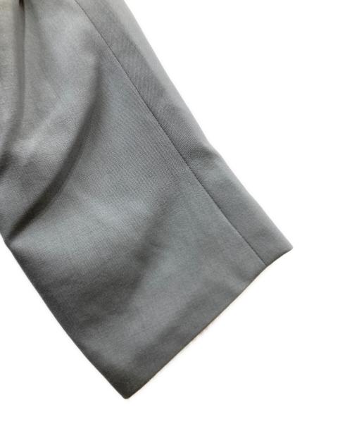 YOKE（ヨーク）YOKE (ヨーク) COVERED COLLARLESS JACKET グレー サイズ:2の古着・服飾アイテム