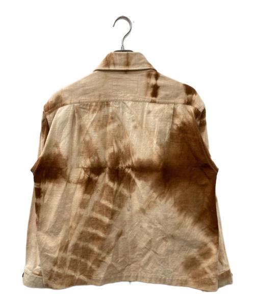 STORY mfg（ストーリーエムエフジー）Story mfg (ストーリーエムエフジー) タイダイジャケット ブラウン サイズ:Mの古着・服飾アイテム