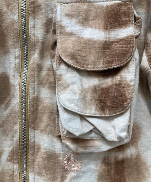 STORY mfg（ストーリーエムエフジー）Story mfg (ストーリーエムエフジー) タイダイジャケット ブラウン サイズ:Mの古着・服飾アイテム