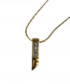 GIVENCHYジバンシィ）の古着「ストーンモチーフネックレス」｜ゴールド