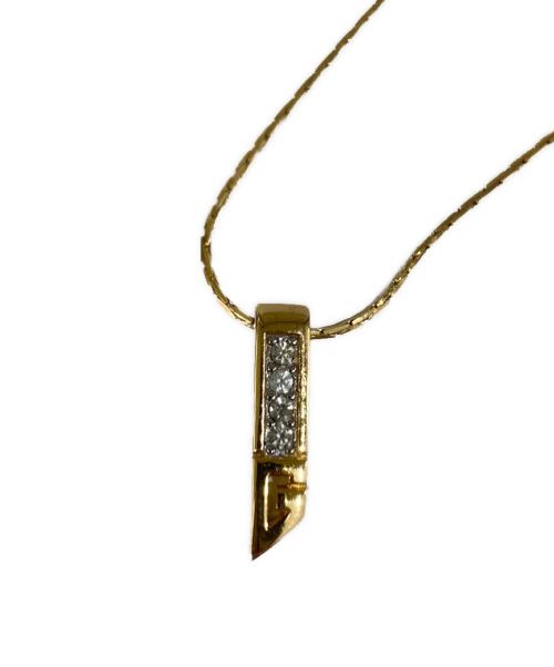GIVENCHY（ジバンシィ）GIVENCHY (ジバンシィ) ストーンモチーフネックレス ゴールド サイズ:OneSizeの古着・服飾アイテム