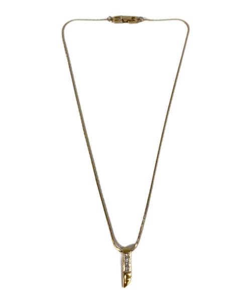 GIVENCHY（ジバンシィ）GIVENCHY (ジバンシィ) ストーンモチーフネックレス ゴールド サイズ:OneSizeの古着・服飾アイテム