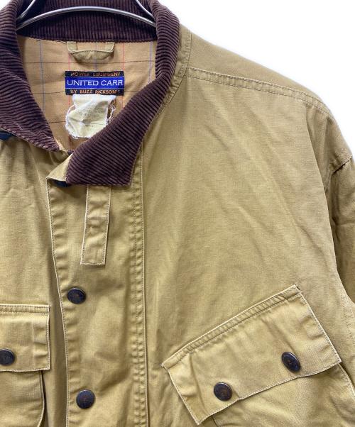 UNITED CARR BY BAZZ RICKSON'S（ユナイテッドカー）UNITED CARR BY BAZZ RICKSON'S (ユナイテッドカー) スタンドカラーハンティングジャケット ベージュ サイズ:Mの古着・服飾アイテム