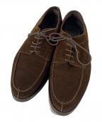 Jalan Sriwijayaジャランスリウァヤ）の古着「EDWARD Uチップスウェードシューズ」｜ブラウン